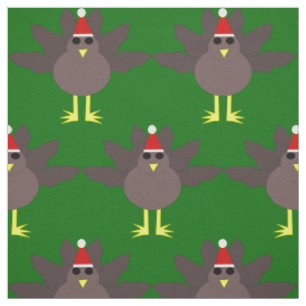Cute Christmas Turkey Craft Fabric