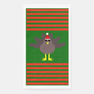 Cute Christmas Turkey Napkin