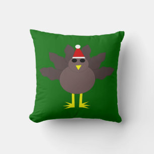 Cute Christmas Turkey Pillow