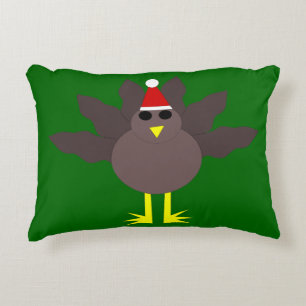 Cute Christmas Turkey Pillow