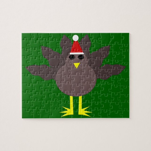 Cute Christmas Turkey Puzzle (Horizontal)