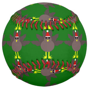 Cute Christmas Turkey Softball