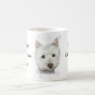 Cute Christmas Westie Dog Gifts Coffee Mug