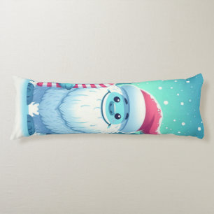 Cute Christmas/winter yeti Body Cushion