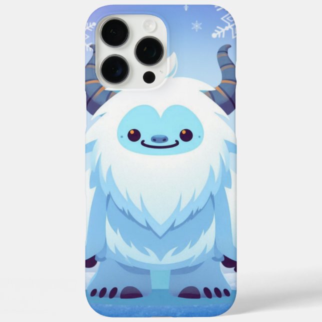 Cute Christmas/winter yeti Case-Mate iPhone Case (Back)