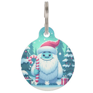 Cute Christmas/winter yeti Pet Tag