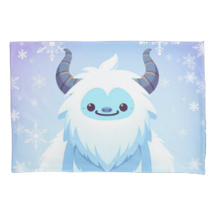 Cute Christmas/winter yeti Pillowcase