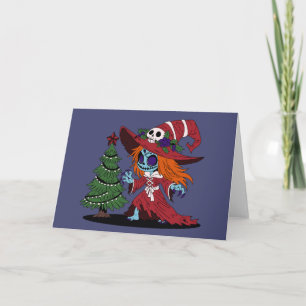 Cute Christmas Witch Card