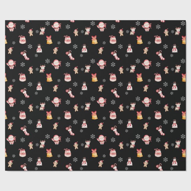 Cute Christmas Wrapping Paper (Seam)