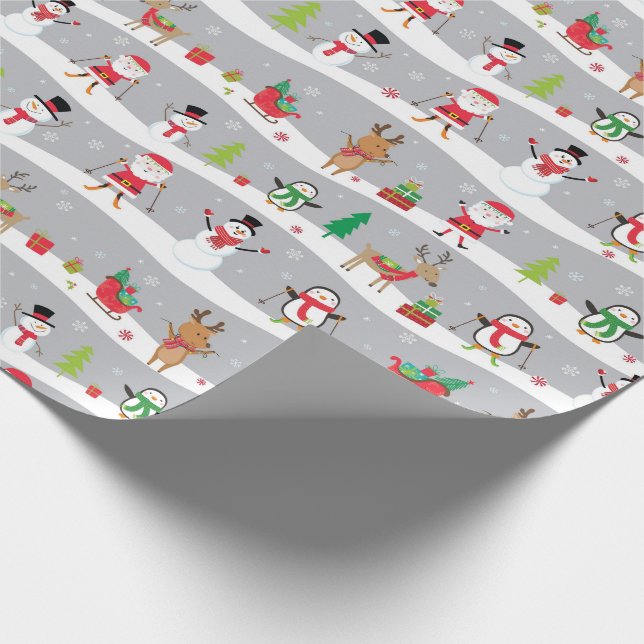 Cute Christmas Wrapping Paper (Corner)