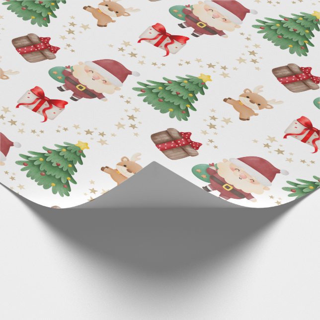 Cute Christmas Wrapping Paper (Corner)