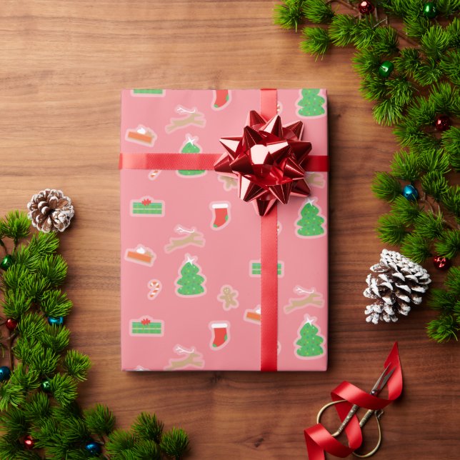 Cute Christmas Wrapping Paper (Holiday Gift)