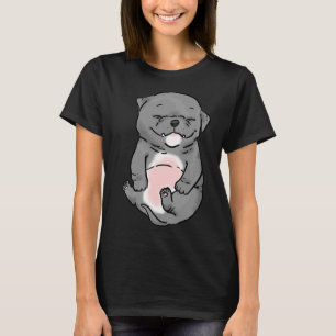 Cute Chubby Gray Pitbull Puppy T-Shirt