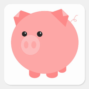 Cute Chubby Pig Stickers