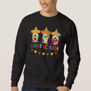 Cute  Cinco De Mayo Gnome Mexican Fiesta Party 202 Sweatshirt