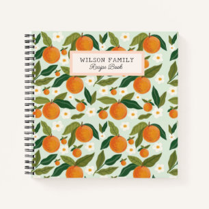 Cute Citrus Cute  Personalized Family Recipes Book