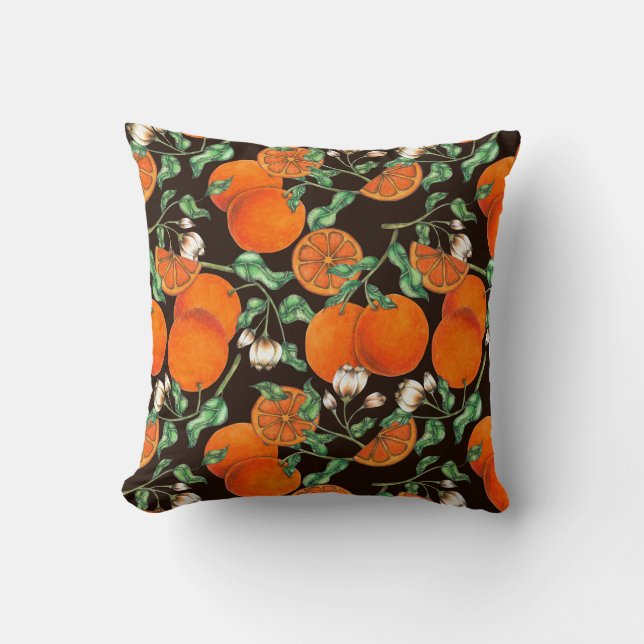 Cute Citrus pattern Cushion (Front)