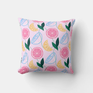 Cute Citrus pattern Throw Pillow