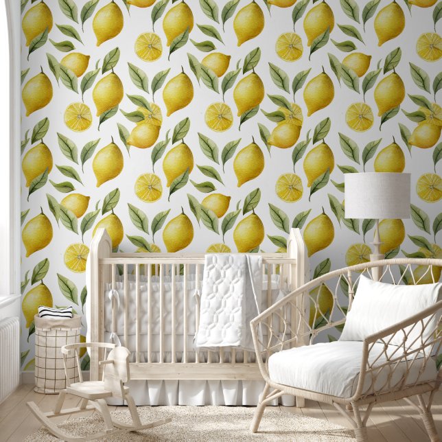 Cute Citrus Yellow Lemon  Wallpaper (Kids)