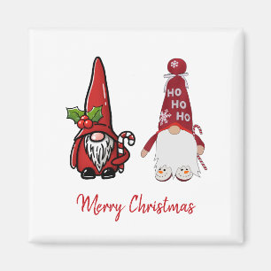 Cute Classic  Gnomes Custom Christmas Magnet