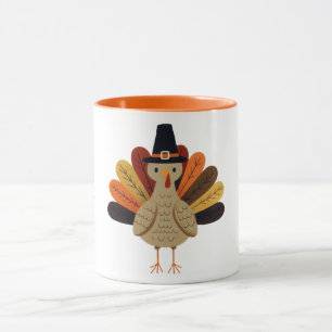 Cute, classic/vintage Thanksgiving Turkey Mug
