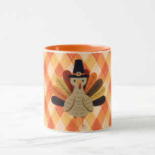 Cute, classic/vintage Thanksgiving Turkey Mug