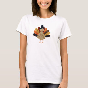 Cute, classic/vintage Thanksgiving Turkey T-Shirt