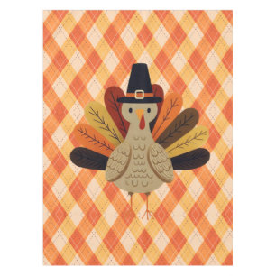 Cute, classic/vintage Thanksgiving Turkey Tablecloth