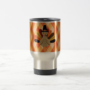 Cute, classic/vintage Thanksgiving Turkey Travel Mug