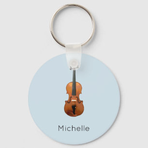 Cute Classical Music Violin Key Ring