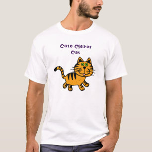 Cute Clever Cat t-shirt