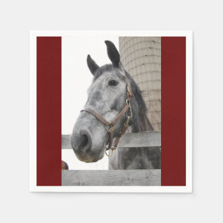 Cute Close up of a Horse Napkin
