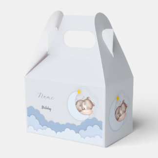 Cute Clouds Birthday Party Decorations Favour Box