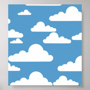 Cute Clouds Poster