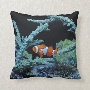 Cute Clown Fish in Coral Cushion