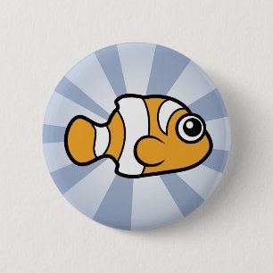 Cute Clownfish 6 Cm Round Badge