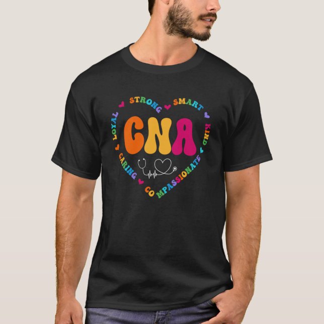 Cute CNA Nurse Appreciation Nursing T-Shirt (Front)