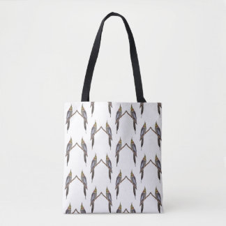 Cute Cockatiel Frenzy All Over Print Bag