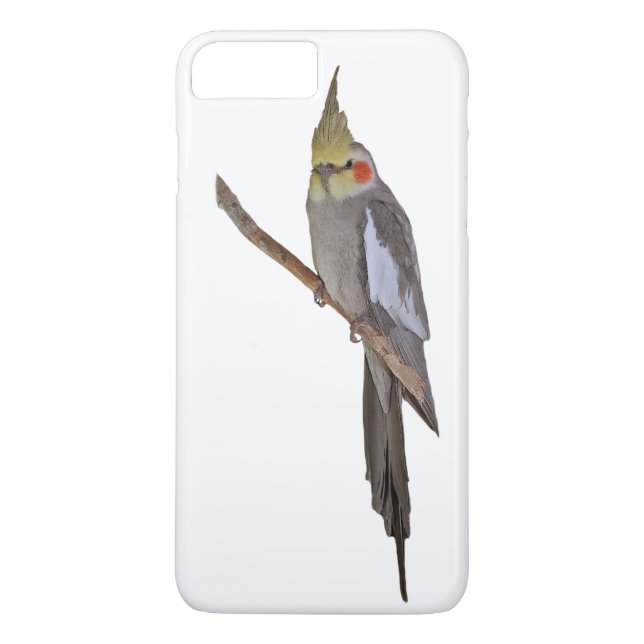 Cute Cockatiel iPhone 8/7 Case (choose colour) (Back)