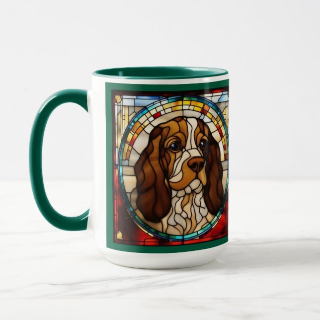 Cute Cocker Spaniel Coffee Mug (Left)