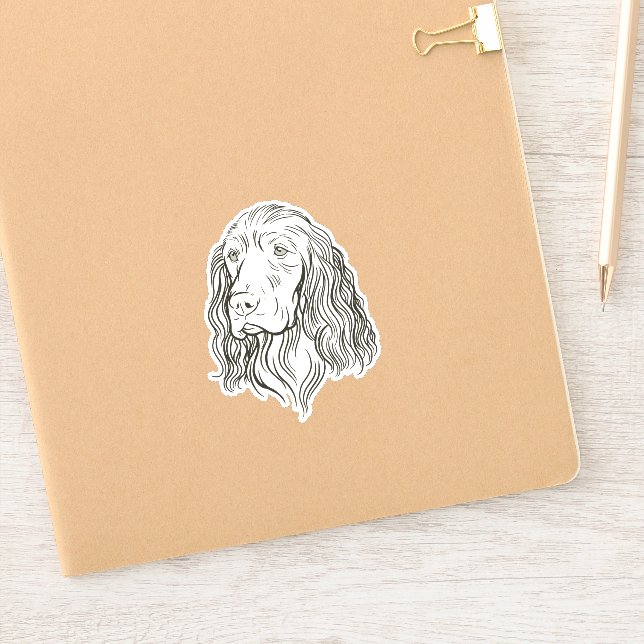 Cute Cocker Spaniel Dog Face (Notebook)