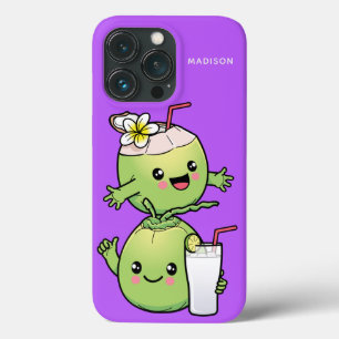 Cute Coconuts custom name phone cases