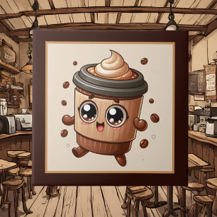Cute coffee bar , shop or Coffee themed kitchen Tile
