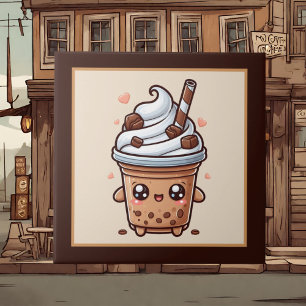 Cute coffee bar , shop or Coffee themed kitchen Tile
