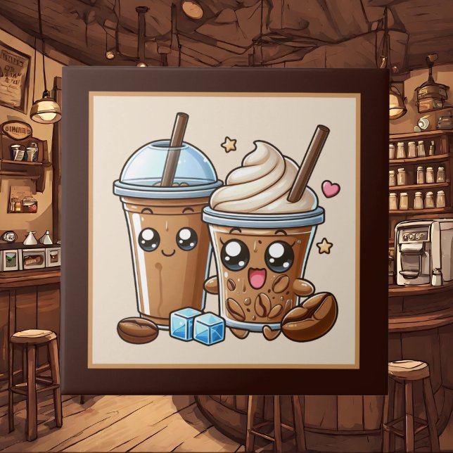 Cute coffee bar , shop or Coffee themed kitchen  Tile (Creator Uploaded)