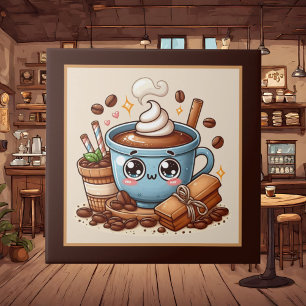 Cute coffee bar , shop or Coffee themed kitchen  Tile
