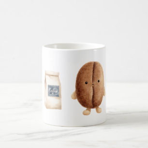Cute Coffee Bean Mug