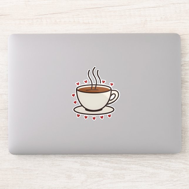 Cute Coffee Cup Heart  (Computer)