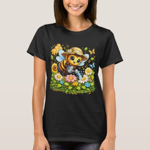 Cute Coffee Explorer Chick Women's T-Shirt Kawai