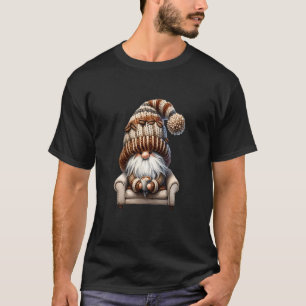 Cute Coffee Gnome For Retired Men And Women Coffee T-Shirt